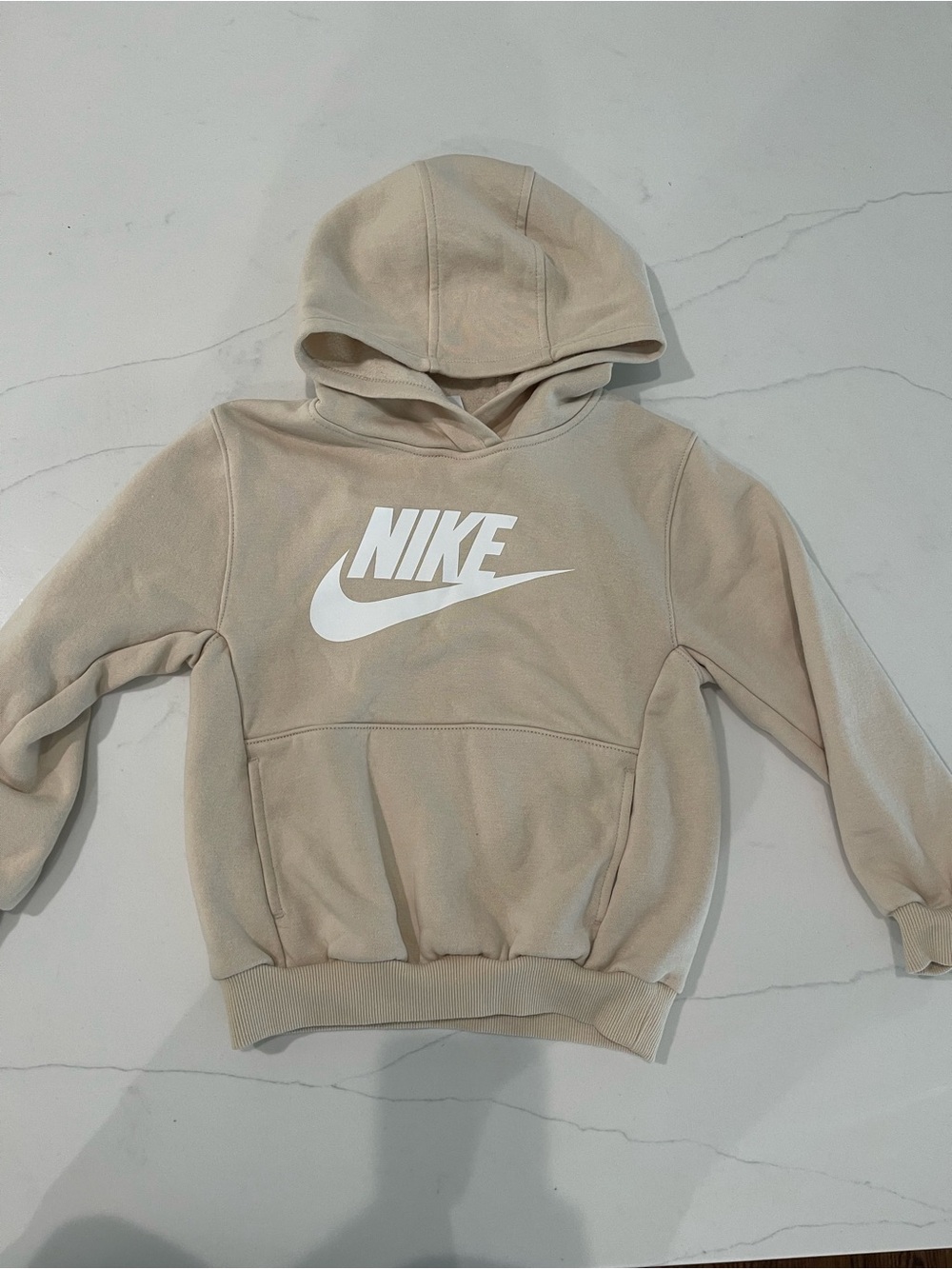 Nike Kids Cream Logo Hoodie